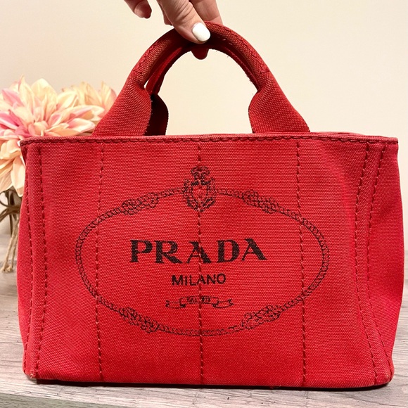 Authentic PRADA Canapa Crossbody bag - Picture 13 of 17